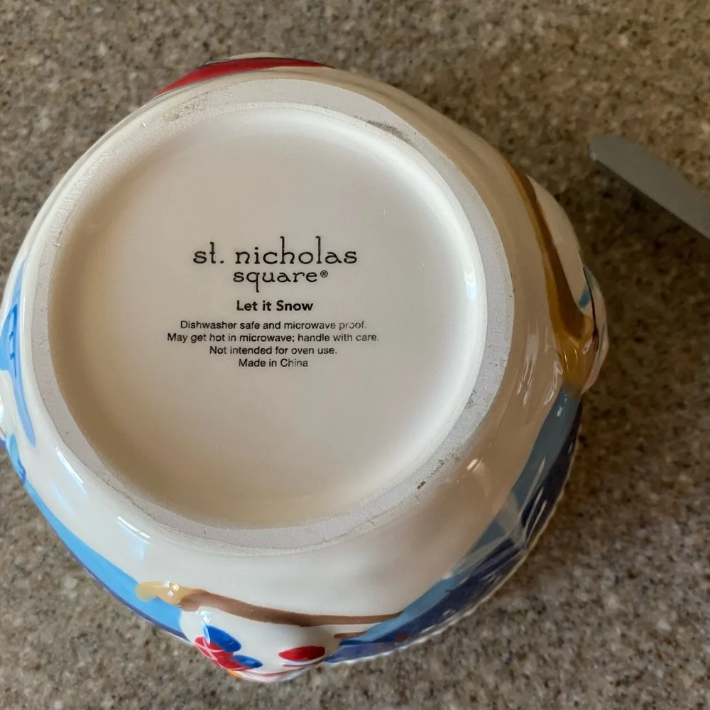 St. Nicholas Square Christmas Dip Set “Let It Snow” - Picture 7 of 7